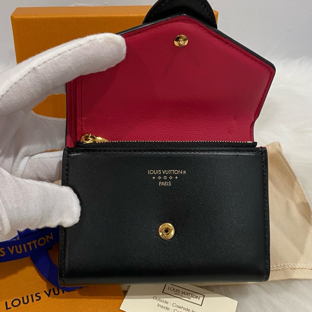 SOLD‼️Louis Vuitton Black/Pink Pont 9 Wallet - Picture 12 of 17